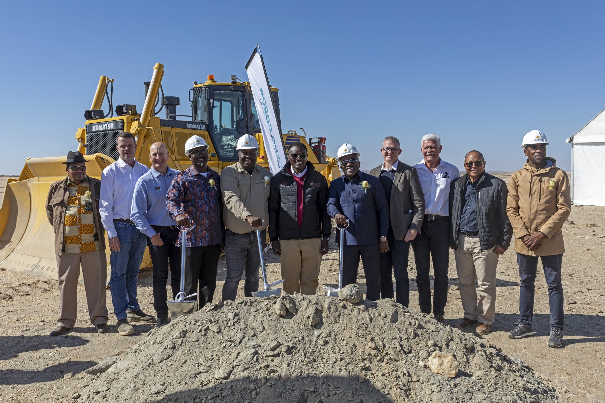Project leadership and dignitaries