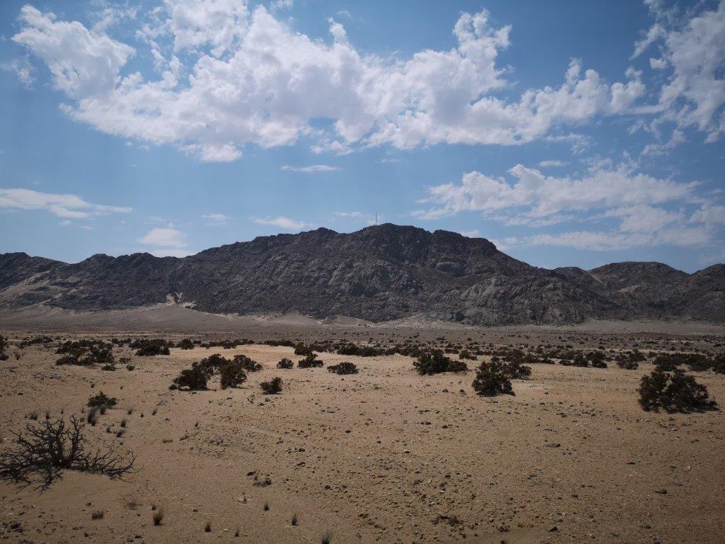 Namib desert landscape — Tsoaxaub mine site